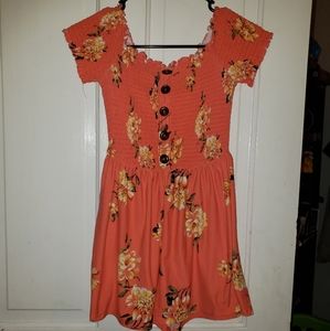 Rue 21 floral romper